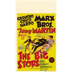 The Big Store (MGM, 1941). Midget Window Card (8" X 14" 