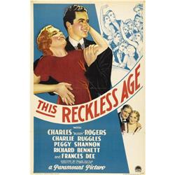 This Reckless Age (Paramount, 1932). One Sheet (27" X 4 