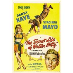 The Secret Life of Walter Mitty (RKO, 1947). One Sheet 