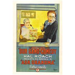 Ask Grandma (Pathe' Exchange Inc., 1925). One Sheet (27 