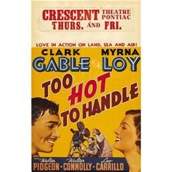 Too Hot to Handle (MGM, 1938). Window Card (14" X 22"). 