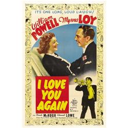 I Love You Again (MGM, 1940). One Sheet (27" X 41") Sty 