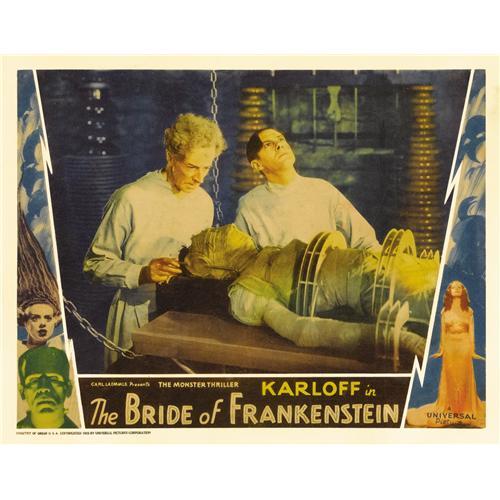 The Bride of Frankenstein (Universal, 1935). Lobby Card