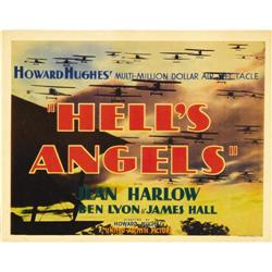 Hell's Angels (United Artists, 1930). Title Lobby Card 