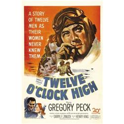 Twelve O'Clock High (20th Century Fox, 1949). One Sheet 