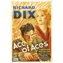 Ace of Aces (RKO, 1933). One Sheet (27" X 41"). Based o 