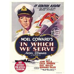In Which We Serve (Gaumont, 1942). Australian One Sheet 