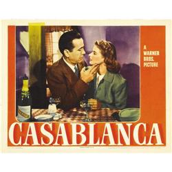 Casablanca (Warner Brothers, 1942). Lobby Card (11" X 1 