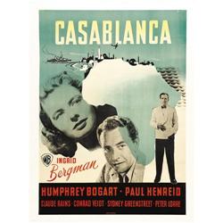 Casablanca (Warner Brothers, 1942). Swedish One Sheet ( 