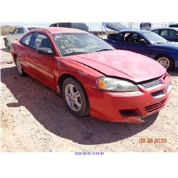 2003 - DODGE STRATUS/RESTORED SALVAGE