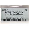 Image 3 : 2008-S MARTIN VAN BUREN PRESIDENTIAL DOLLAR PCGS