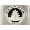 Image 2 : 2015 CHINA 10 YUAN SILVER PANDA PCGS MS70