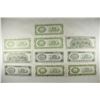 Image 2 : 10 ASSORTED CHINESE HELL BANK NOTES  CRISP UNC
