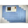 Image 4 : 4 ASSORTED 1ST DAY ISSUE ENVELOPES WITH GOLD