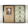 Image 1 : UNCUT SHEET OF 4-2003-A $1 FRN'S IN FOLIO