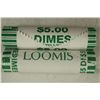 Image 1 : 2-$5 ROLLS OF 2011-P & D ROOSEVELT DIMES