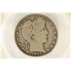 Image 1 : 1913 BARBER HALF DOLLAR KEY DATE ANACS G6