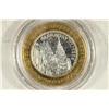 Image 1 : CASINO $10 SILVER TOKEN (UNC) NEW YORK, NEW YORK