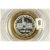 Image 2 : CASINO $10 SILVER TOKEN (UNC) NEW YORK, NEW YORK