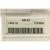 Image 3 : 1943 LINCOLN STEEL WAR CENT ANACS MS63