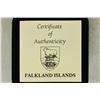 Image 3 : 1992 FALKLAND ISLANDS SILVER PROOF 50 PENCE
