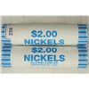 Image 1 : 2-$2 ROLLS OF 2010-D JEFFERSON NICKELS BU