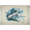 Image 1 : 8 1/2'' X 11'' COLOR PRINT SUD CARAVELLE 1961-1971