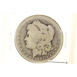 1881-O MORGAN SILVER DOLLAR