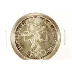1968 MEXICO SPECIAL OLYMPICS SILVER 25 PESOS