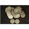 Image 1 : ROLL OF 40-35% SILVER JEFFERSON WAR NICKELS