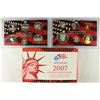 Image 1 : PARTIAL 2007 US SILVER PROOF SET (WITH BOX)
