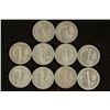 Image 2 : 10 ASSORTED MERCURY DIMES