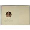 Image 2 : FRANKLIN MINT SNOW SCENE CHRISTMAS CARD WITH COIN/