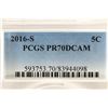 Image 3 : 2016-S JEFFERSON NICKEL PCGS PR70 DCAM