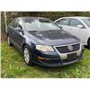 Image 2 : 2007 VOLKSWAGEN PASSAT 2.0T, BLUE, 4DRSD, GAS, AUTOMATIC, VIN#WVWEK73C47P011535,
