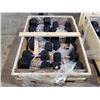 Image 1 : CRATE OF 12 ASSORTED RUBBER HEX WEIGHTS BETWEEN 30-70LBS