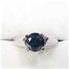Image 1 : BLUE DIAMOND (1.2CT) PLATINUM RING