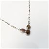 Image 2 : 18K WHITE GOLD DIAMOND (1.1CT) 17" NECKLACE