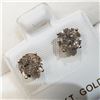 Image 2 : 14K WHITE GOLD DIAMOND (2CT) EARRINGS
