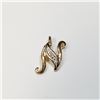 Image 1 : 10K YELLOW GOLD DIAMOND (0.01CT) PENDANT
