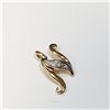 Image 2 : 10K YELLOW GOLD DIAMOND (0.01CT) PENDANT