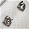 Image 2 : 14K WHITE GOLD DIAMOND (0.4CT) EARRINGS