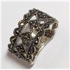 Image 2 : SILVER MARCASITE RING