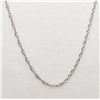 Image 1 : 10K WHITE GOLD  CHAIN 16"