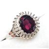 Image 2 : SILVER GARNET RING