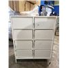 Image 2 : WHITE METAL 8 DRAWER CABINET