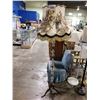 Image 1 : DECORATIVE HORSE THEMED GLASS FLOOR LAMP