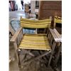 Image 2 : 2 VINTAGE WOODEN FOLDING CHAIRS