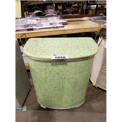 CIRCA 1950'S LAUNDRY HAMPER