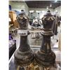 Image 1 : 2 LARGE CHESS PAWN PIECES